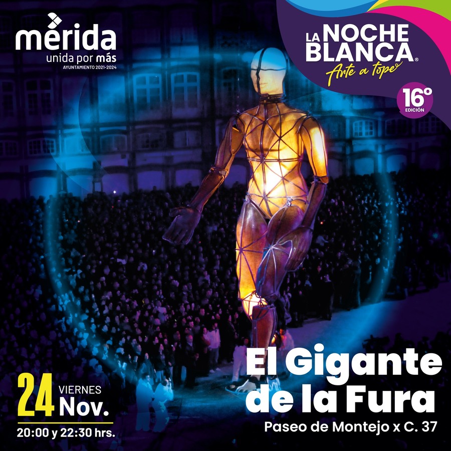 Por primera vez el “Gigante de la Fura”, en Mérida, Yucatán este 2023